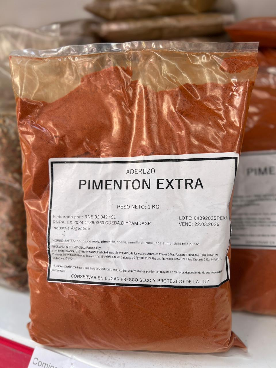 Pimenton x 1 kg - La Distribuidora
